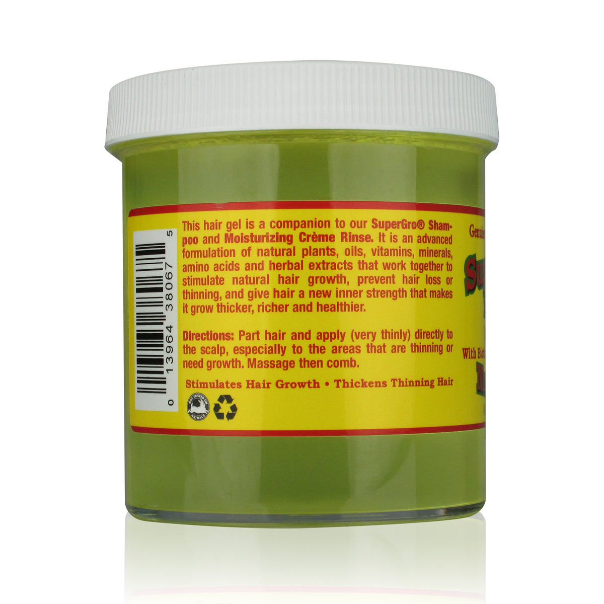 SuperGrow Hair Gel Extra Hold 16 oz Genuineafricanformula