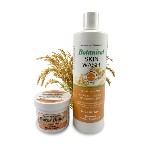 Botanical Skin Wash 16oz/ Gator Balm 4oz