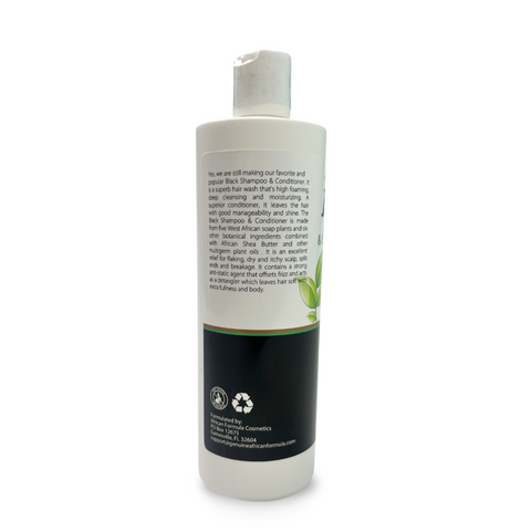 Black Shampoo & Conditioner 16oz