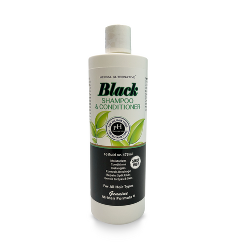Black Shampoo & Conditioner 16oz