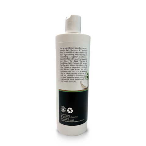 Black Shampoo & Conditioner with Coconut Milk 16oz