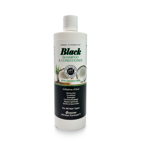 Black Shampoo & Conditioner with Coconut Milk 16oz