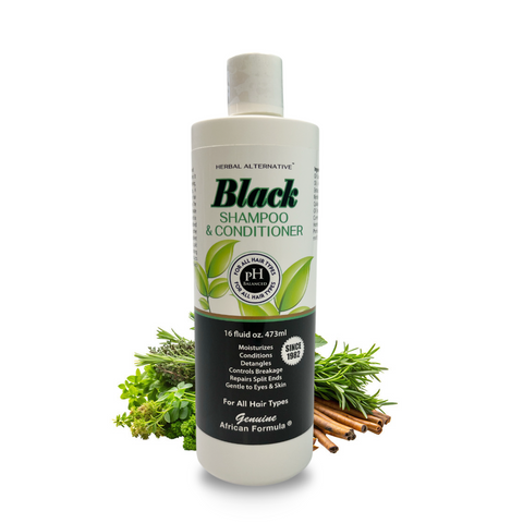 Black Shampoo & Conditioner 16oz