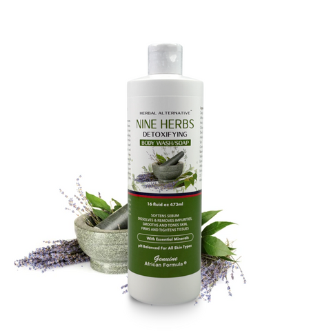 Nine Herbs Detoxifying Body Wash 16oz
