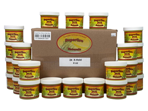 SuperGrow Hair Gel Extra Hold 4oz case (24 pieces)