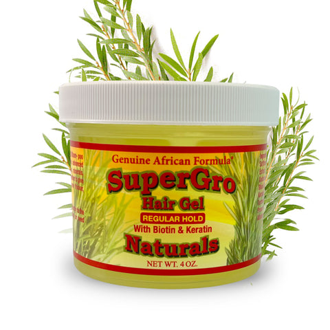 SuperGro Hair Gel Regular Hold 4oz